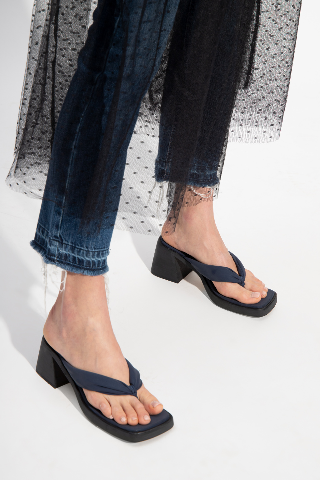 Miista ‘April’ heeled flip-flops